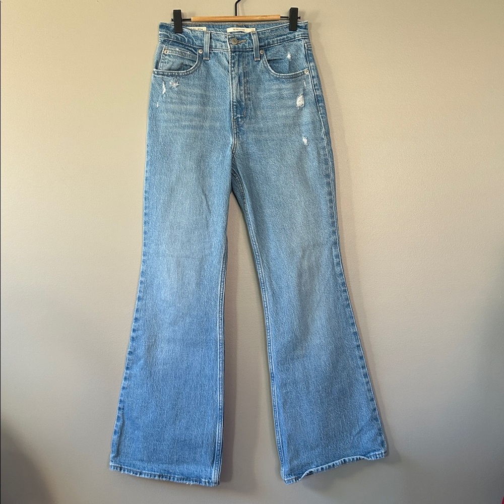 Levi’s 70s High‎ Flare Jeans size W25 L30 Blue denim